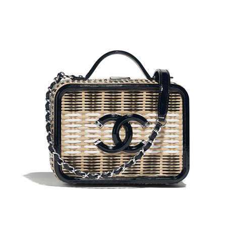 chanel rattan vanity bag|chanel crossbody vanity bag.